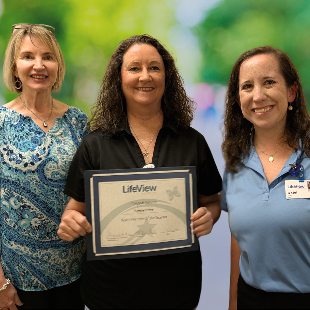 headshot of Vice President of Corporate Development Sandy Whitaker, Marketing Project Manager Lynn Hare, and Marketing Director Kelsi Gulig.