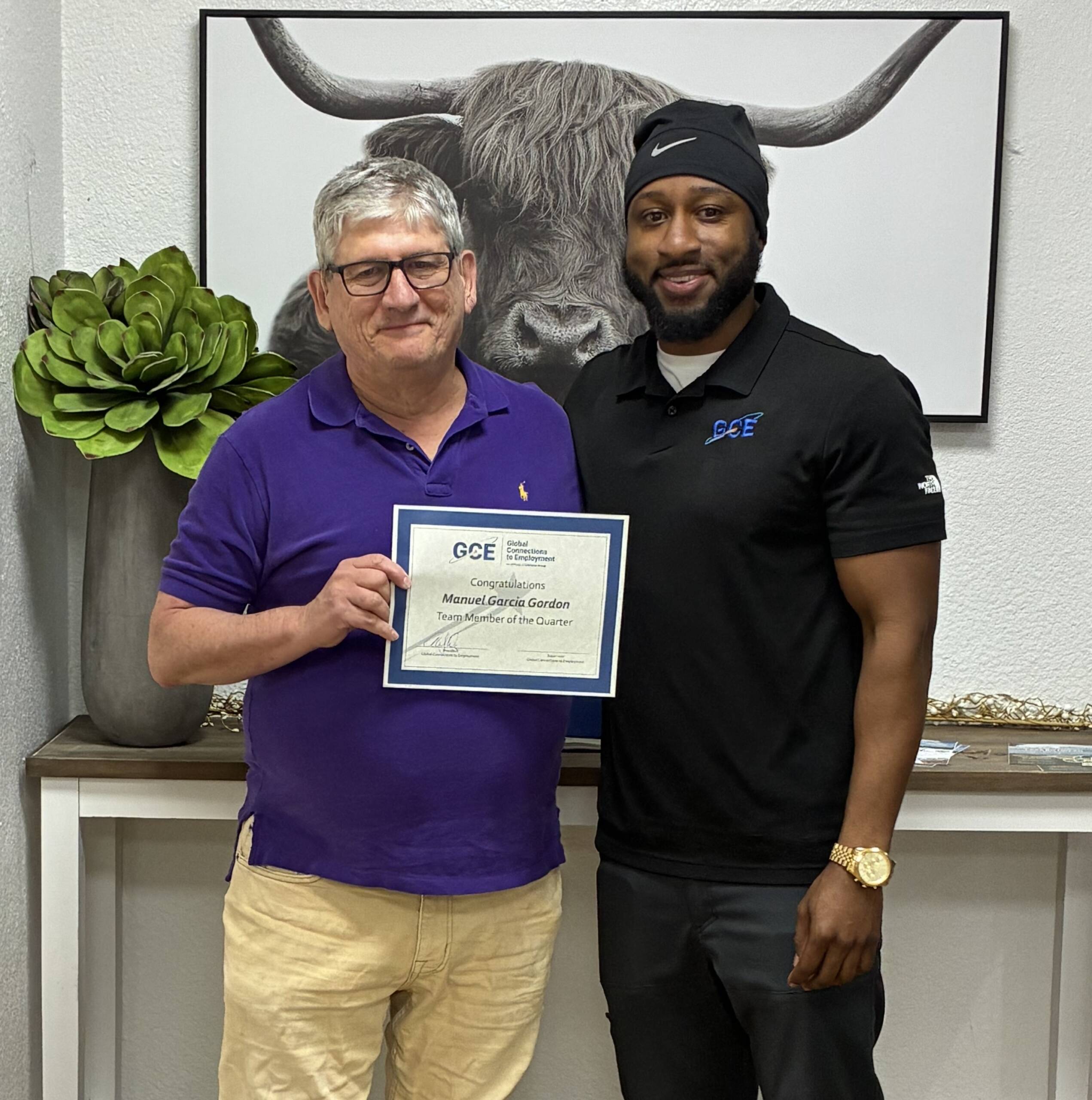 Manuel Garcia Gardo and Rodney Ross